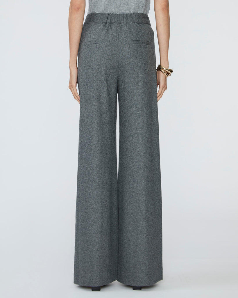 VERONICA BEARD Marbeau Pant in Medium Heather Grey
