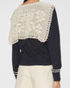 SEA Marie Knit Embroidery Long Sleeve Cardigan