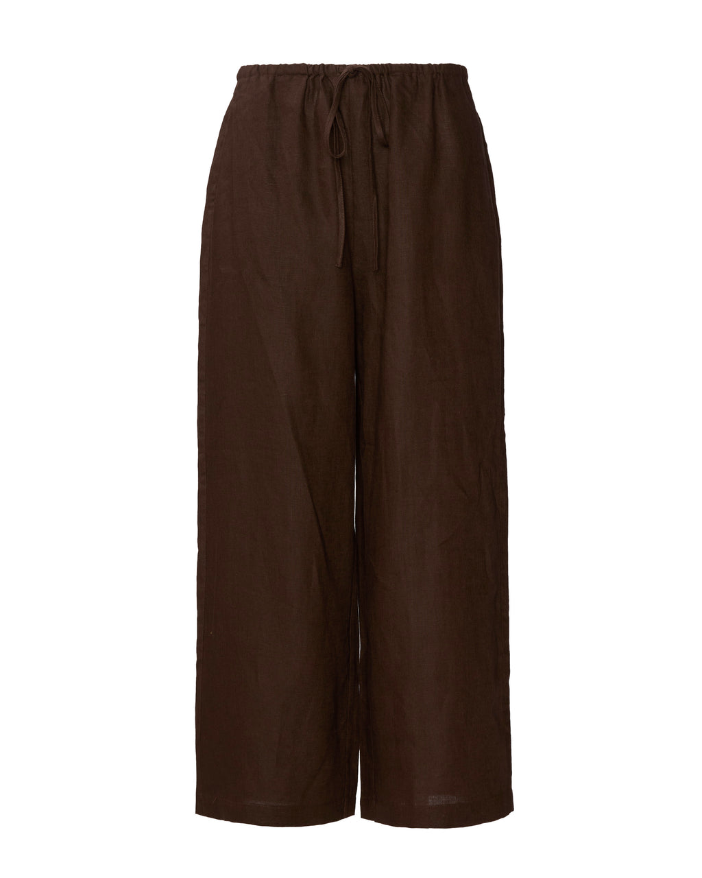STAUD Mateo Linen Cropped Pant