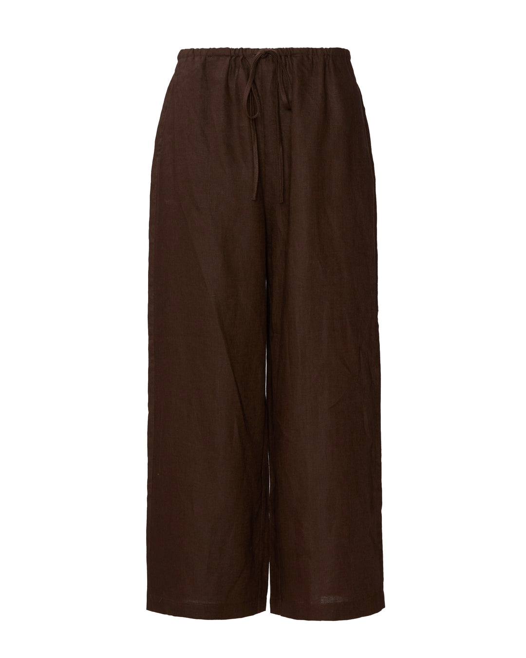STAUD Mateo Linen Cropped Pant