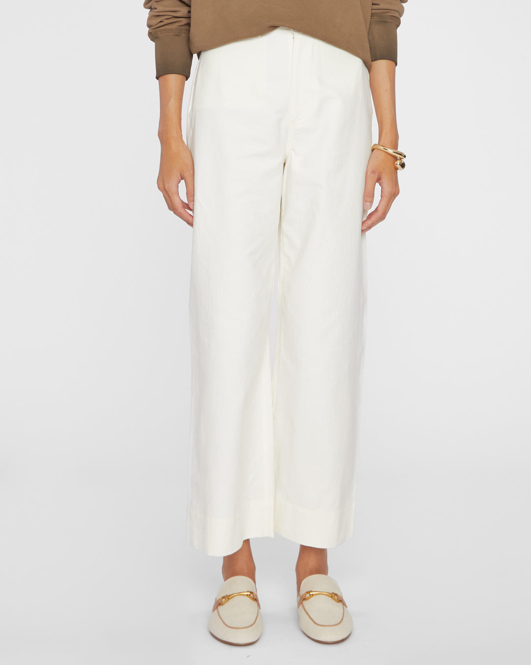 APIECE APART Merida Pant in Cream - 20% OFF NEW SEASON