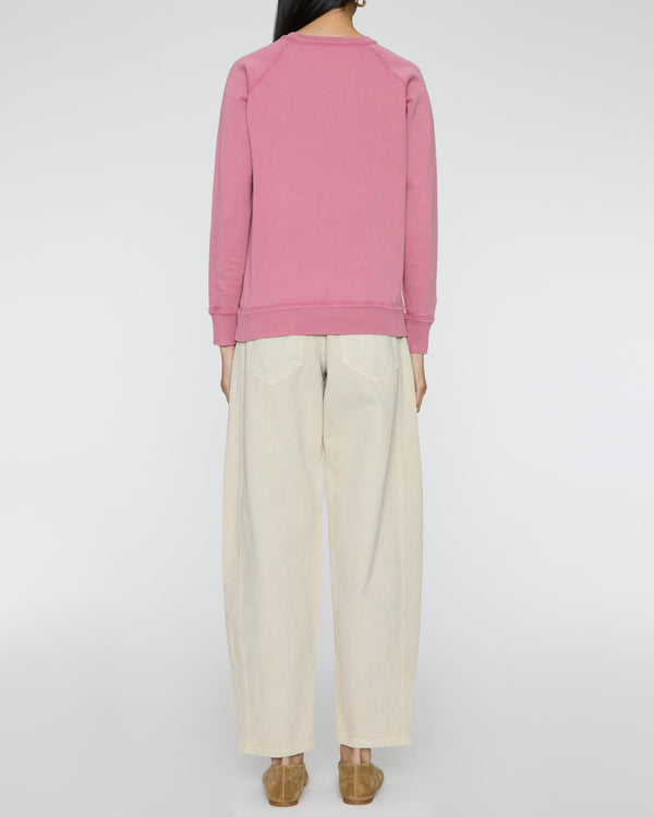 ISABEL MARANT ETOILE Millyny Bisou Sweatshirt in Wild Rose