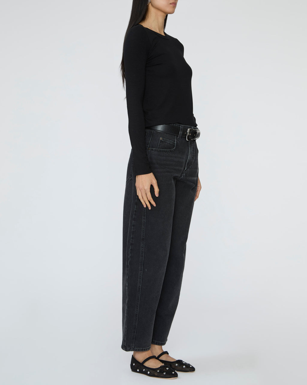 LELUXE Milo Top in Black