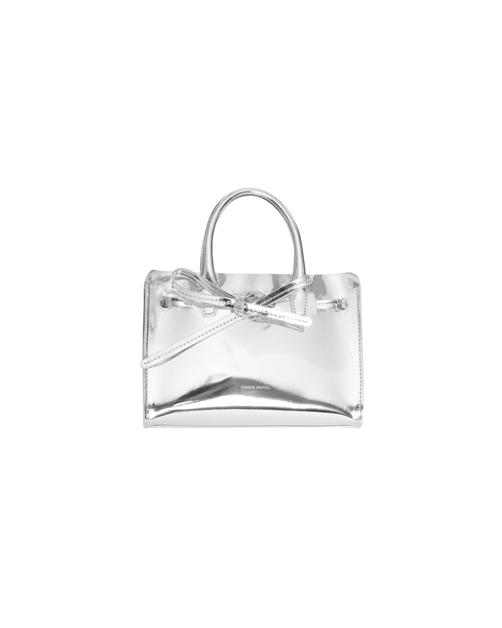 MANSUR GAVRIEL Mini Mini Sun Bag in Silver