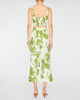 Lois Top in Green Goddess Poplin