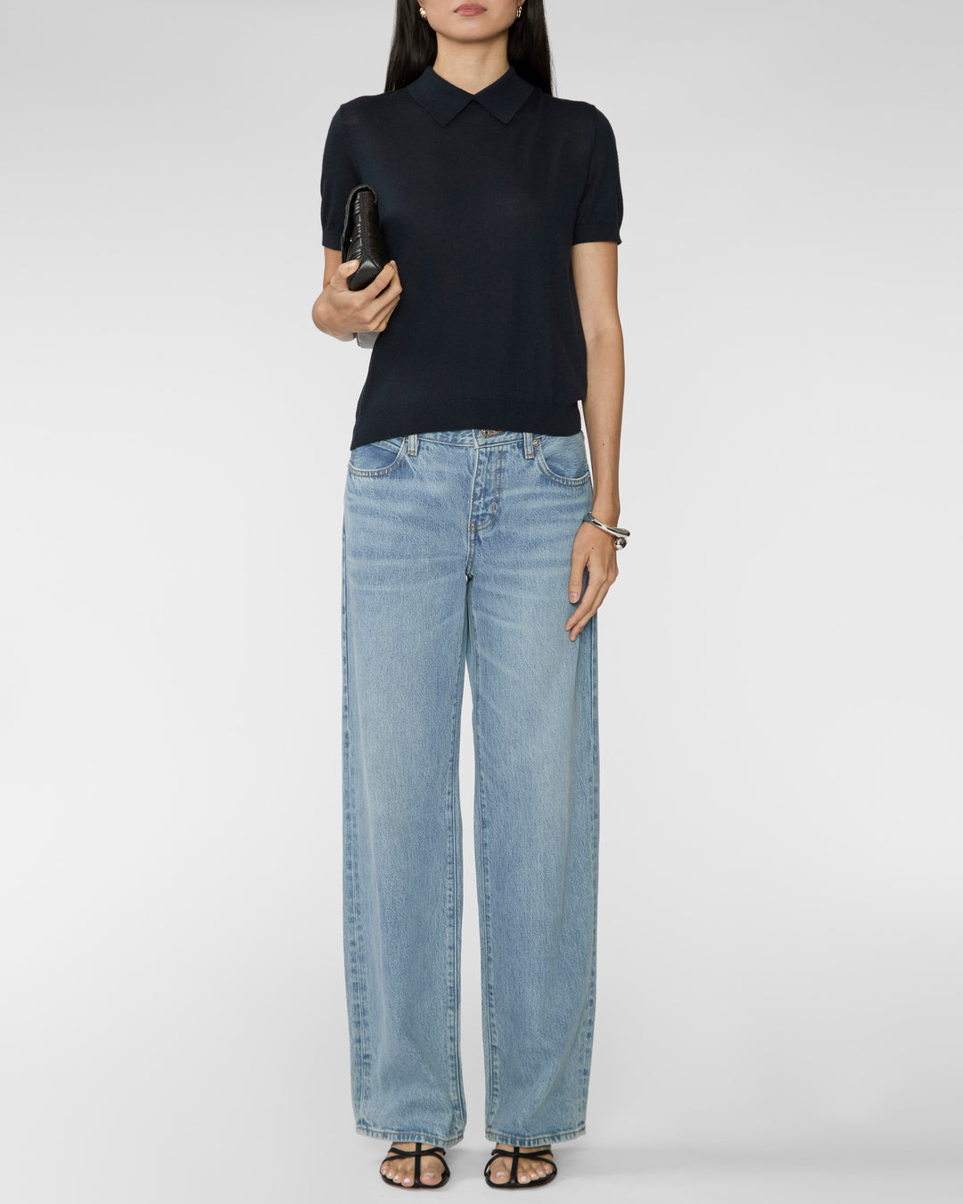 Lisa Yang Naara Sweater in Navy