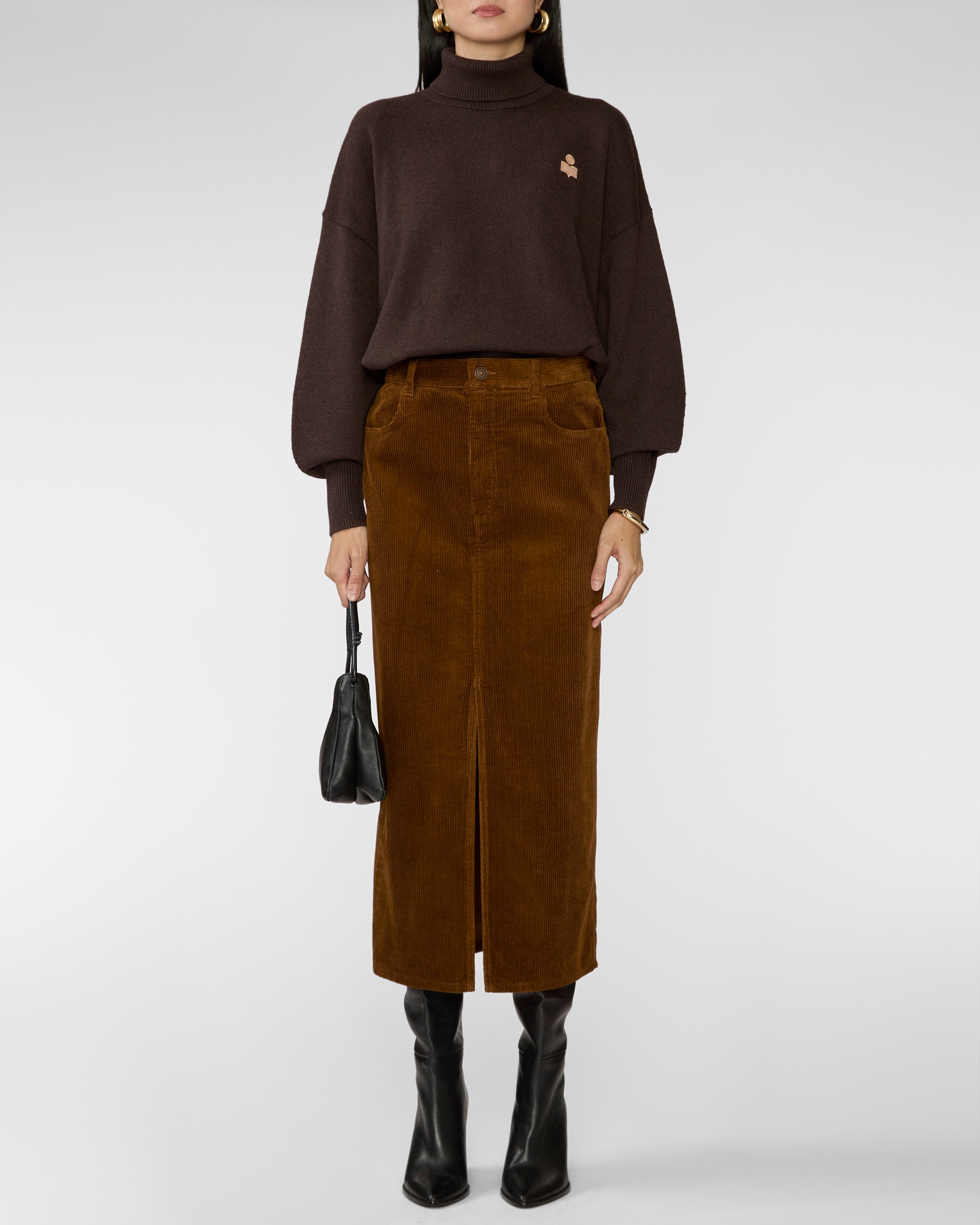 ISABEL MARANT ETOILE Nasha Pullover in Chocolate – Capsule Shop