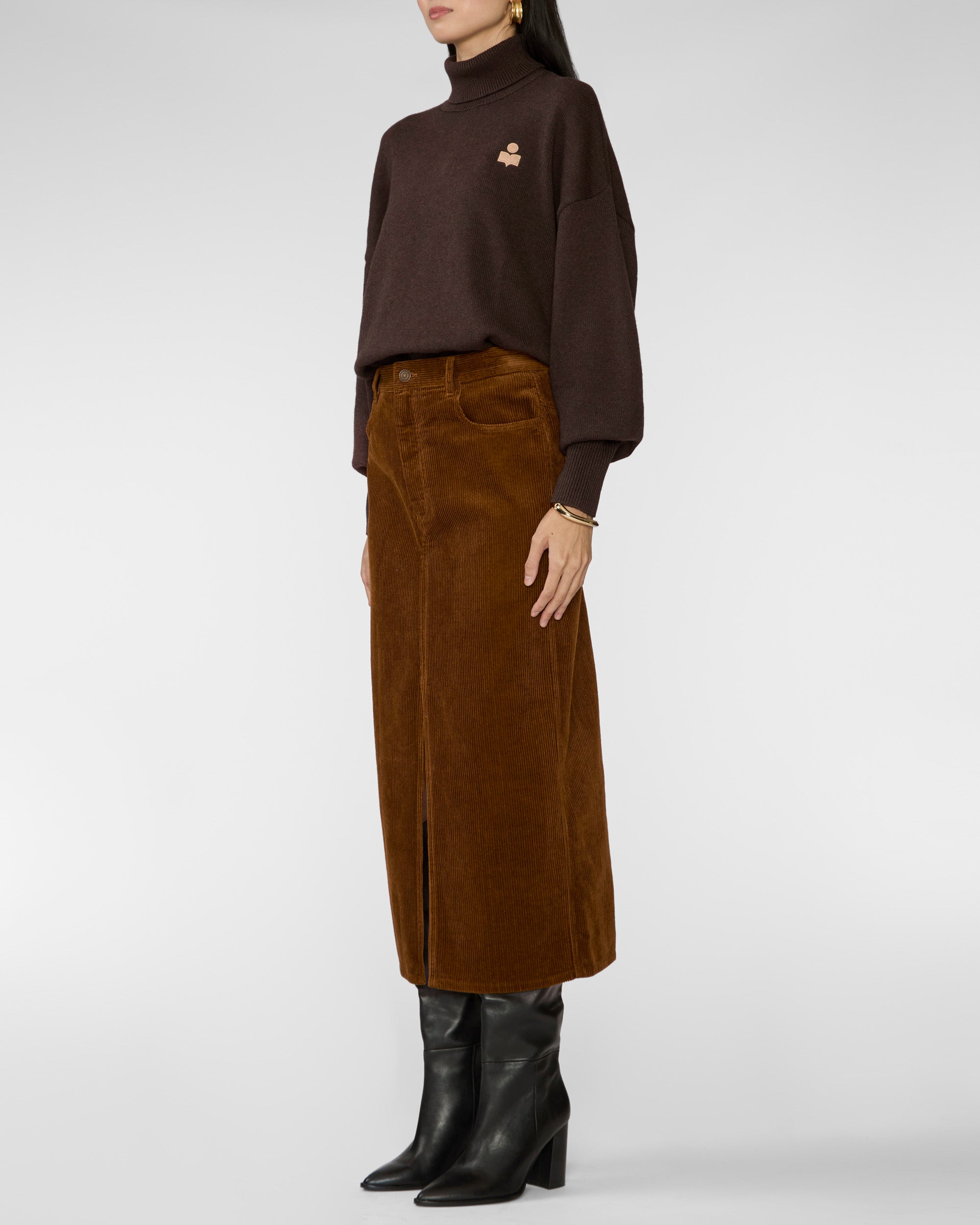 ISABEL MARANT ETOILE Nasha Pullover in Chocolate – Capsule Shop