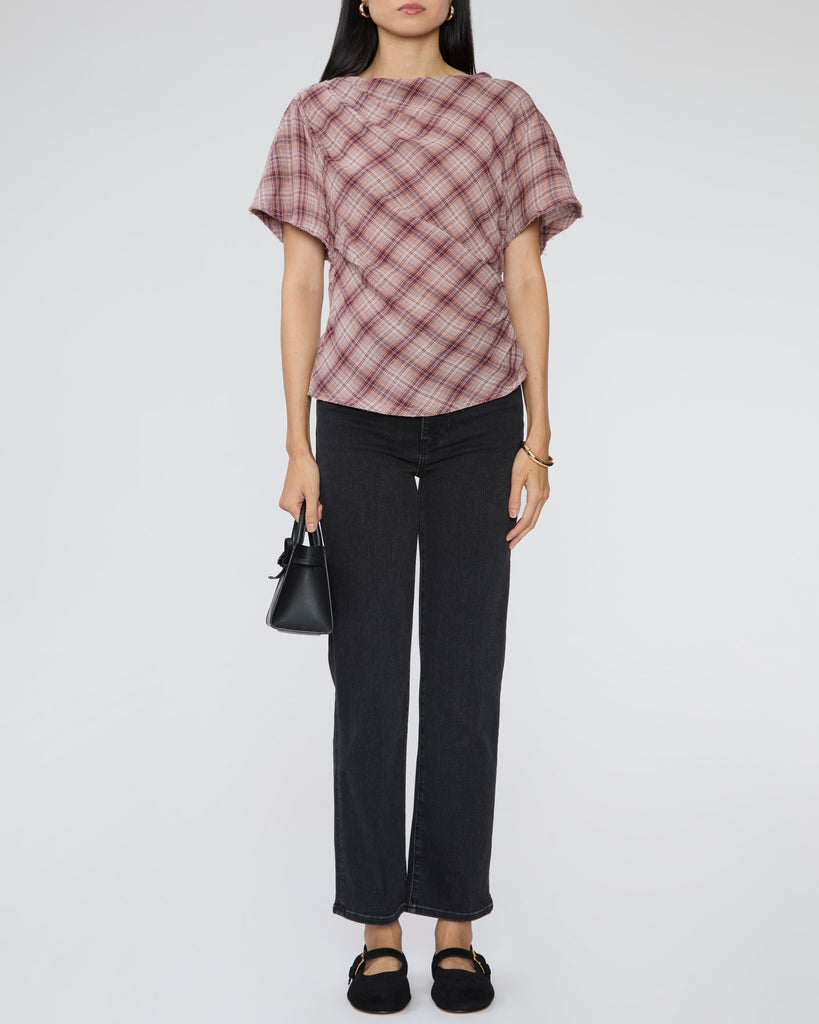 ISABEL MARANT ETOILE Neyela Top in Rosewood