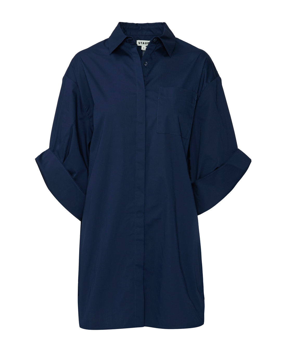 STAUD Nico Dress in Navy