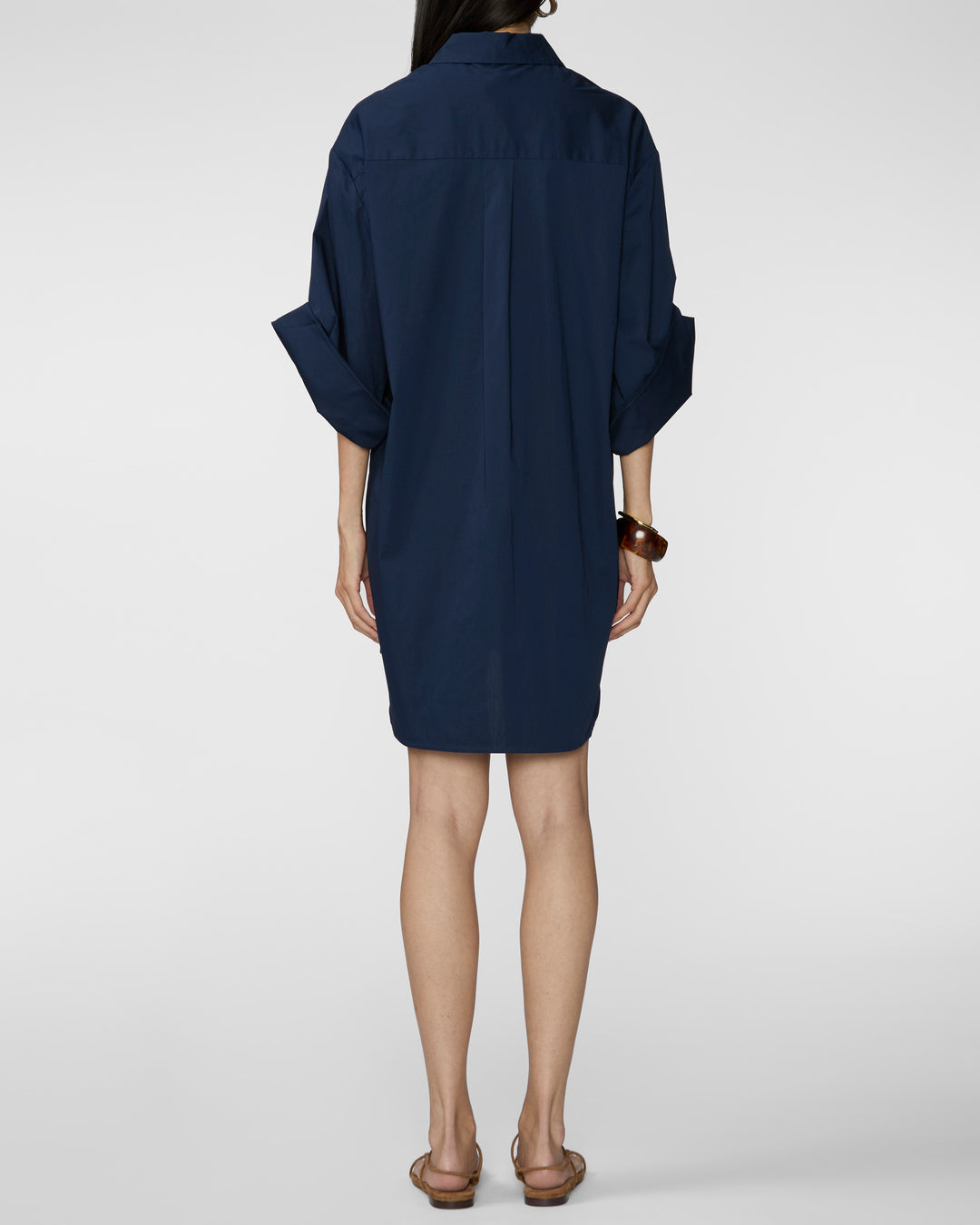 STAUD Nico Dress in Navy