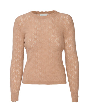 Obeline Knit Top in Camel