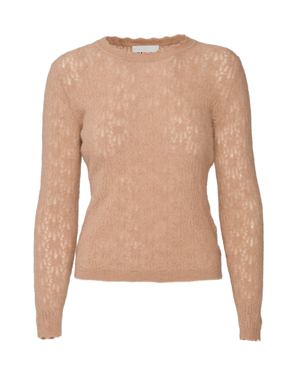 Isabel Marant Etoile Obeline Knit Top Camel