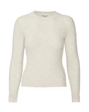 Obeline Knit Top in Ecru
