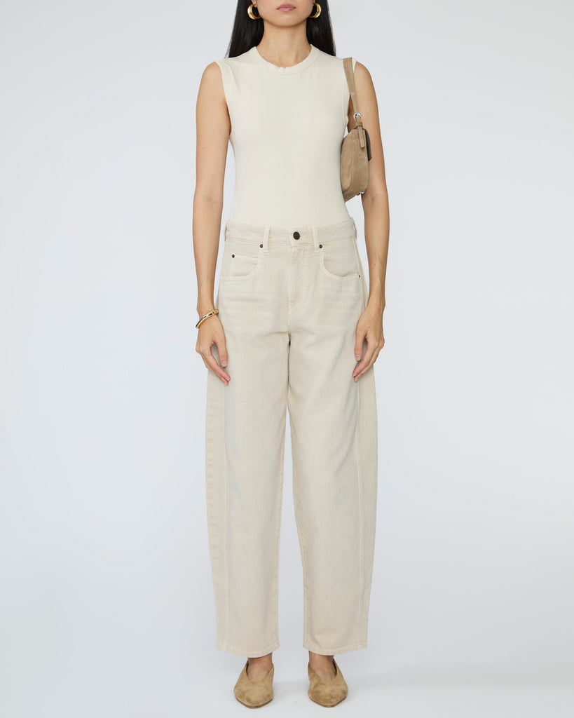 ISABEL MARANT ETOILE Oriane Pants in Ecru