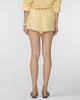 Paddle Linen Short in Butter Studs