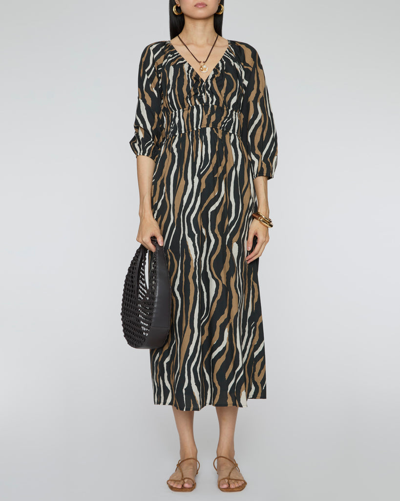 rails midi dress Rails Paio Dress | Print/Stripe | Size M