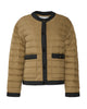 Veronica Beard Pearson Down Dickey Jacket Desert Taupe