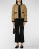 Veronica Beard Pearson Down Dickey Jacket Desert Taupe