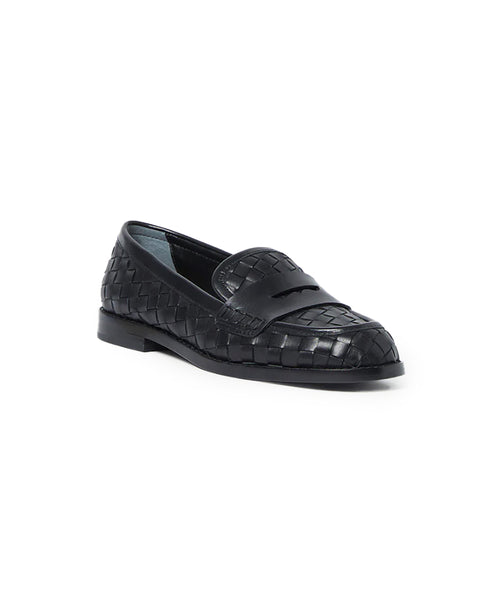Rachel Woven Leather Loafer
