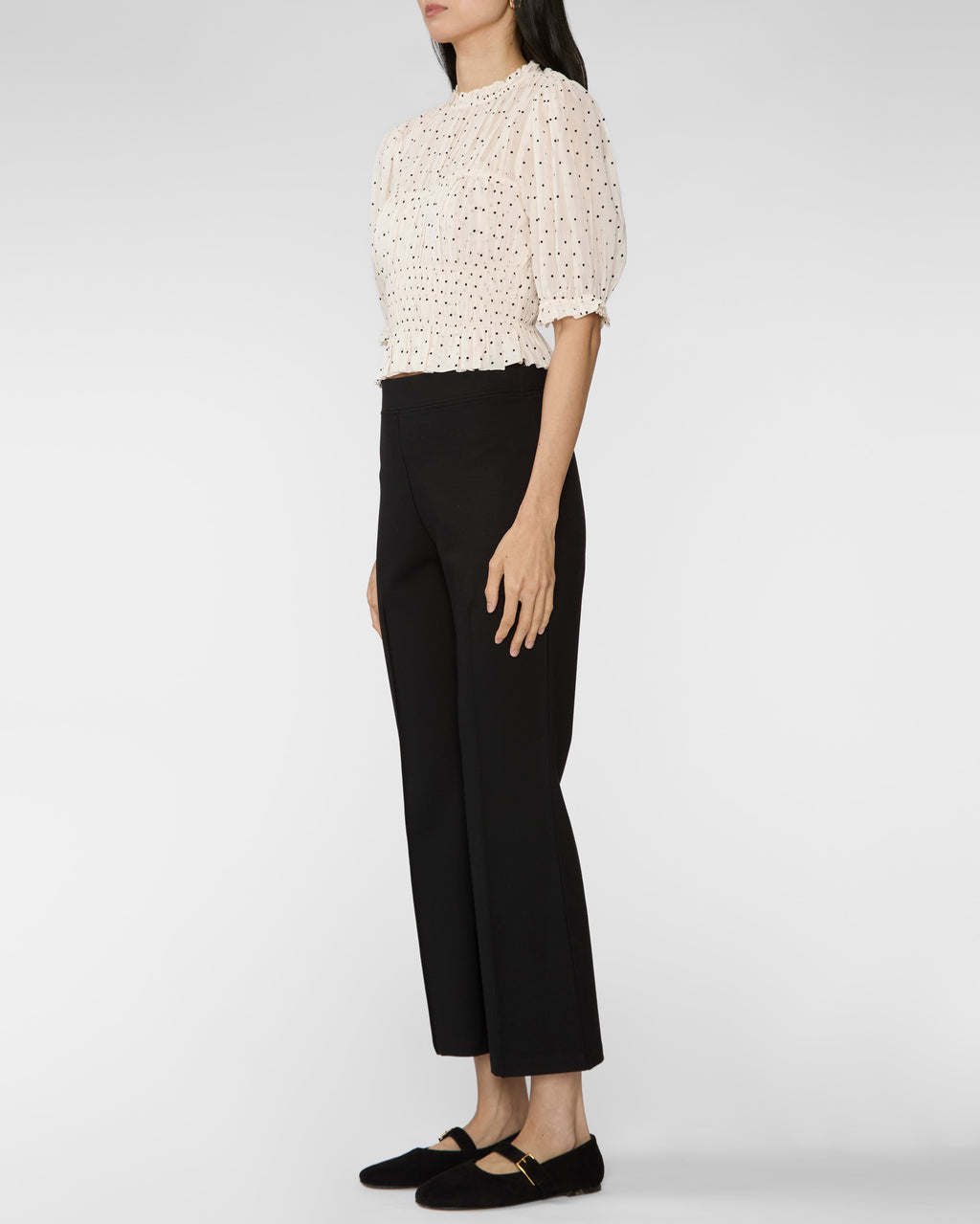 Ulla Johnson Rae Short Sleeve Cotton Top