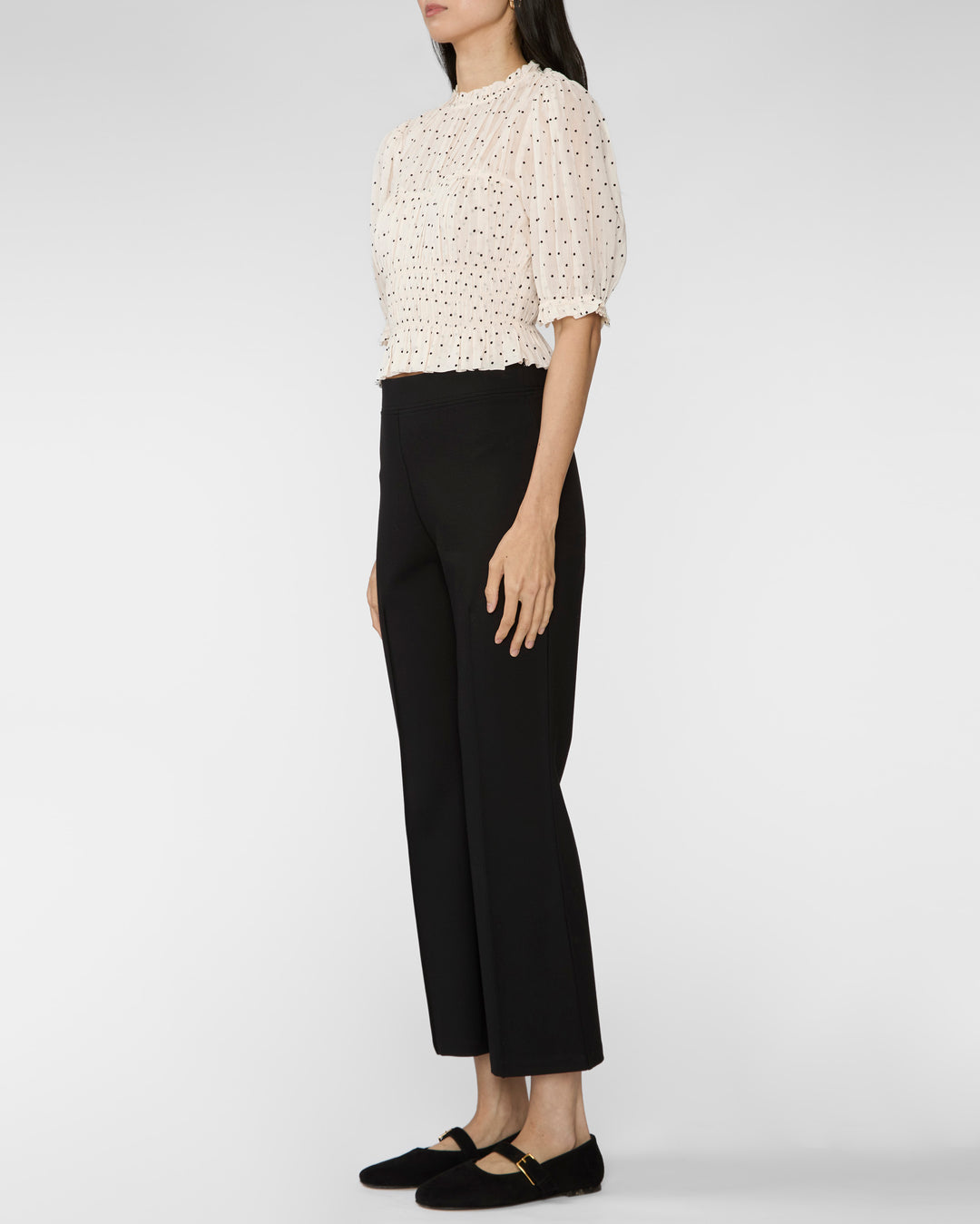 Ulla Johnson Rae Short Sleeve Cotton Top