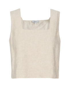 Akira Top in Heathered Flax