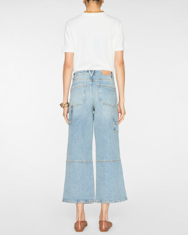 RAILS Cotton Cashmere Short Sleeve Tee in White