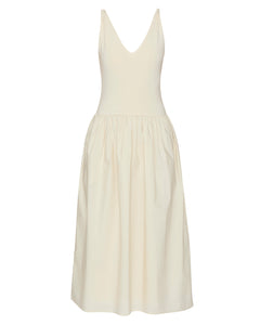 Franca Dress in Ivory