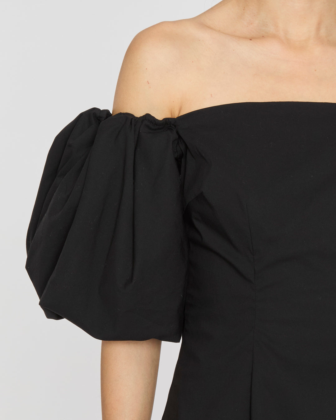 CAROLINE CONSTAS Rebekah Bubble Sleeve Mini Dress