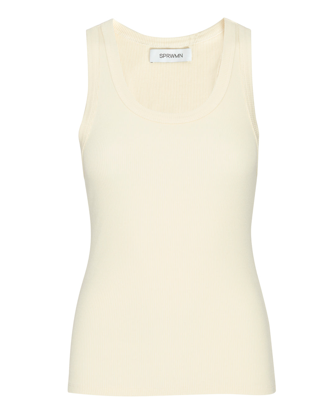 SPRWMN Rib Fitted Scoop Tank