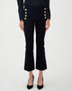 Robertson Crop Flare Trouser in Black - 20% Off Editor's Picks