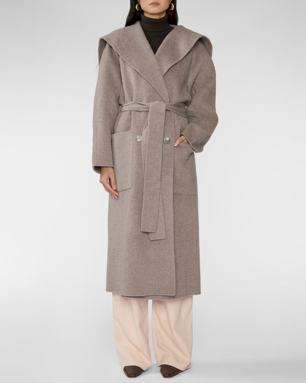 Ulla Johnson Rory Wool Coat Dove Melange
