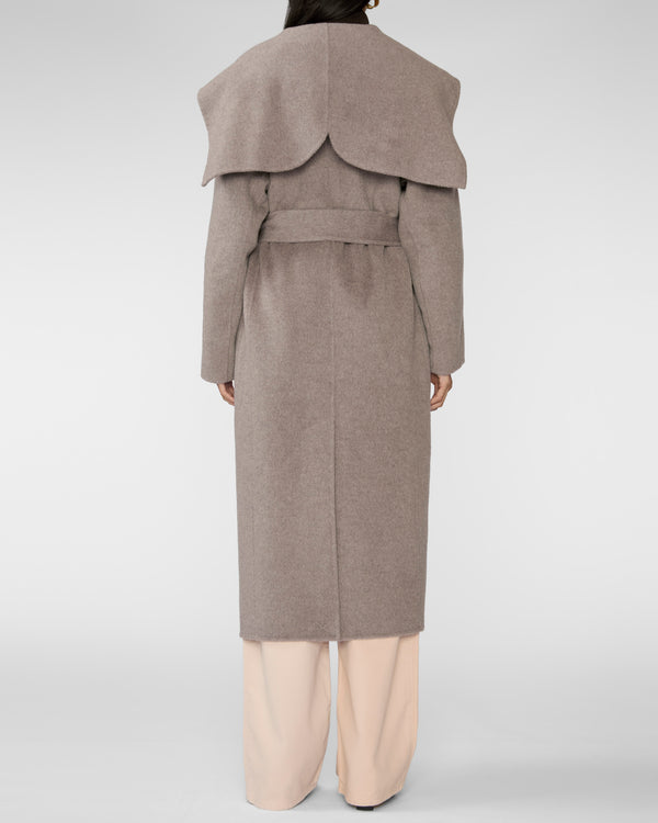 Ulla Johnson Rory Wool Coat Dove Melange