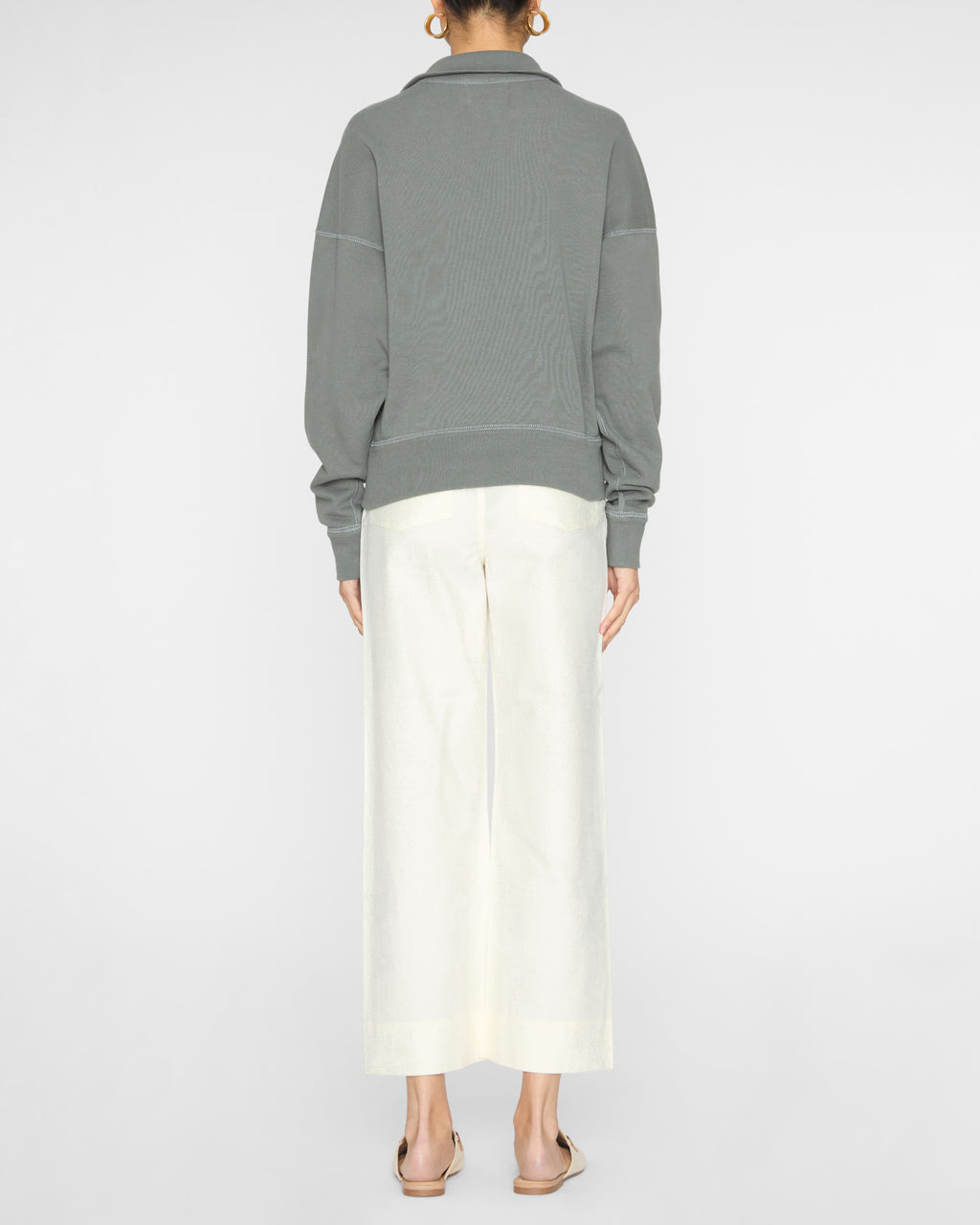 ISABEL MARANT ETOILE Ross Sweatshirt in Slate