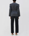 Rowen Fringe Jacket in Grey Melange - 20% Editor's Picks