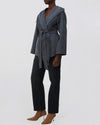 Rowen Fringe Jacket in Grey Melange - 20% Editor's Picks