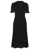 SEA Rue Knit Short Sleeve Midi Dress