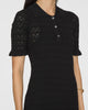 SEA Rue Knit Short Sleeve Midi Dress