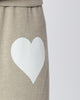 Heart Sweatpant in Taupe