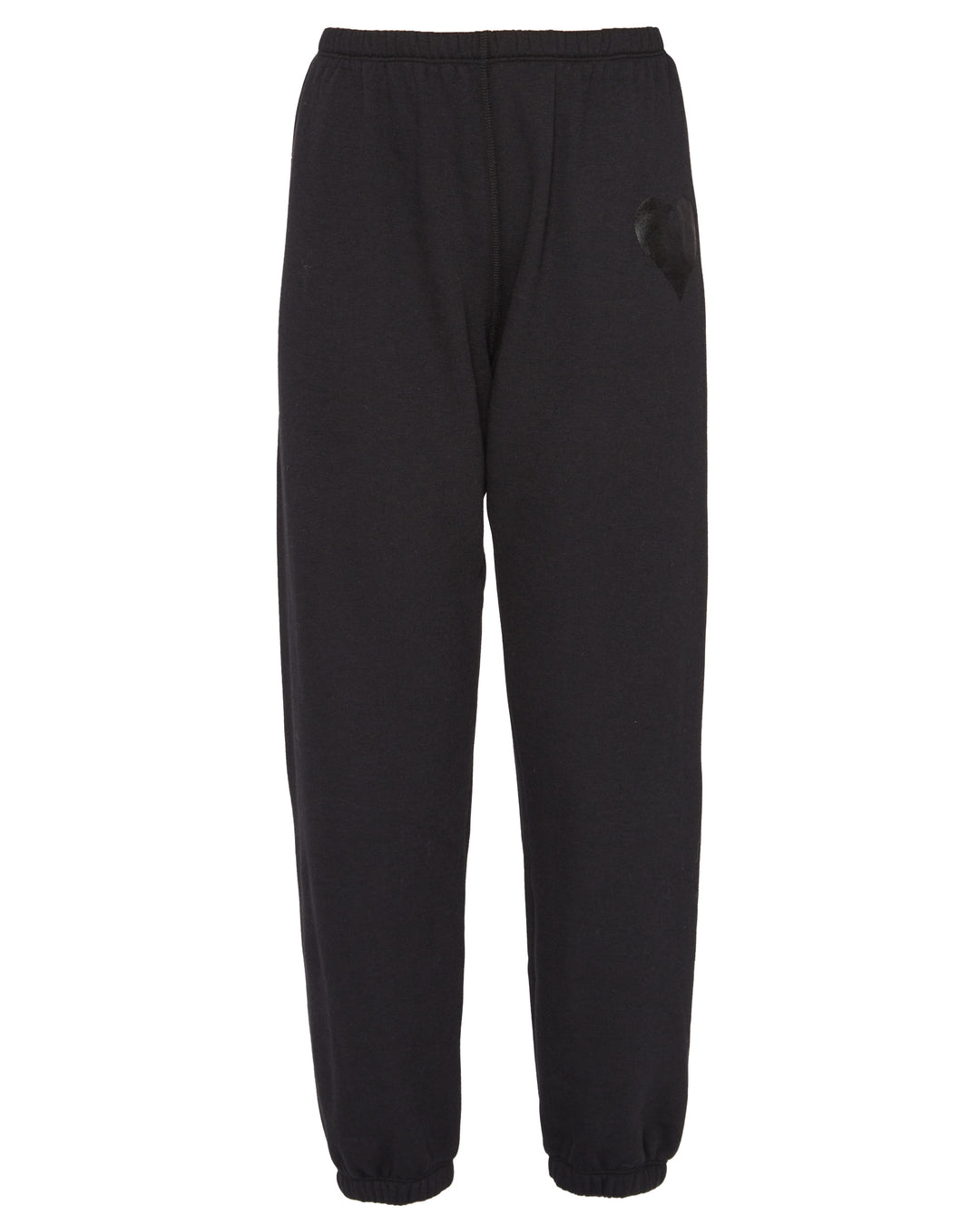 SPRWMN Heart Sweatpants in Black/Black