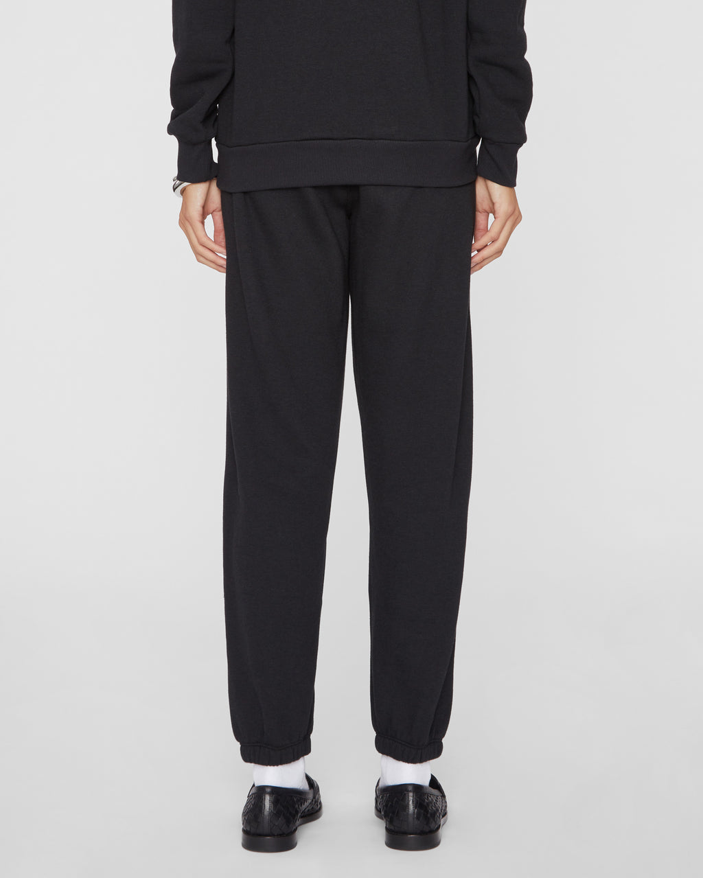 SPRWMN Heart Sweatpants in Black/Black