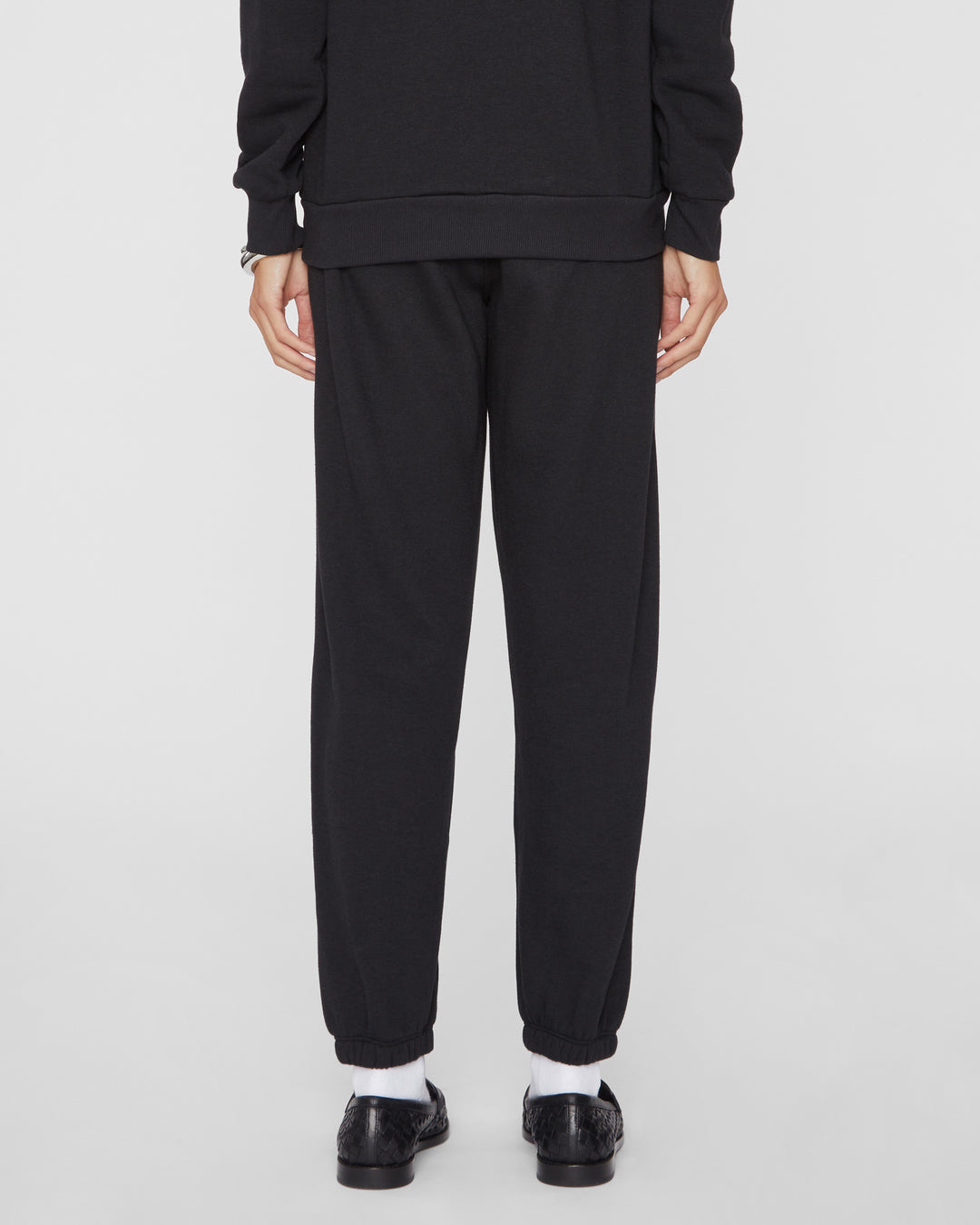 SPRWMN Heart Sweatpants in Black/Black