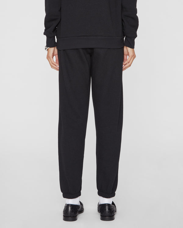 SPRWMN Heart Sweatpants in Black/Black