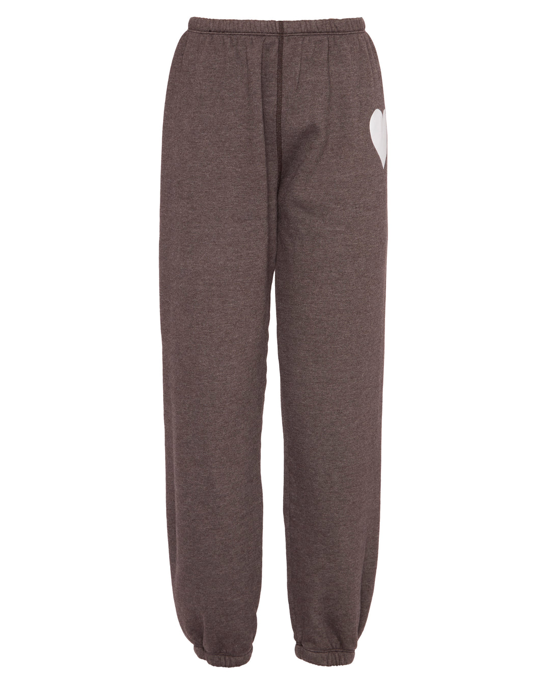 SPRWMN Heart Sweatpant in Heathered Brown