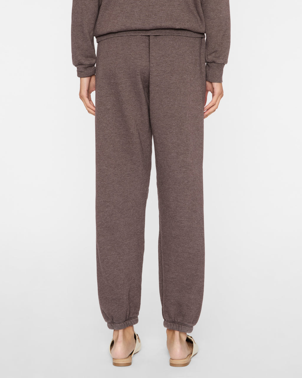 SPRWMN Heart Sweatpant in Heathered Brown