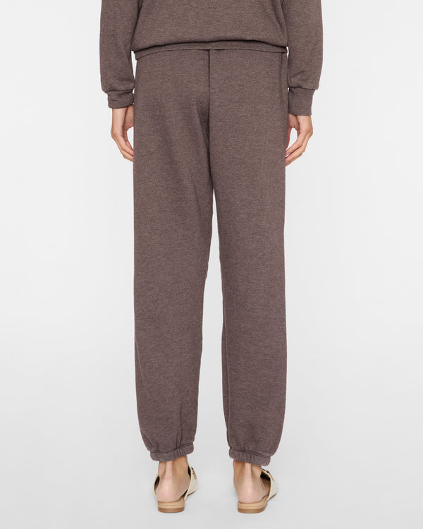 SPRWMN Heart Sweatpant in Heathered Brown