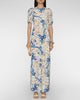 ULLA JOHNSON Samar Short Sleeve Silk Dress