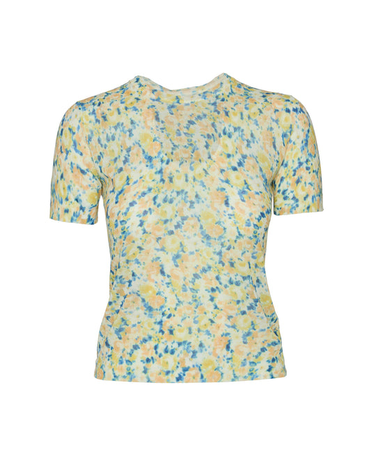 ULLA JOHNSON Sana Short Sleeve Knit Top