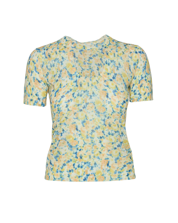ULLA JOHNSON Sana Short Sleeve Knit Top